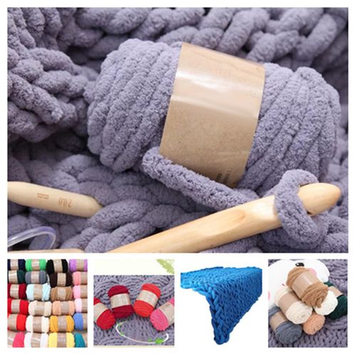 Generic Thick Chunky Yarn Bulky Yarn For Crocheting Throw Blanket Pillow  Craft