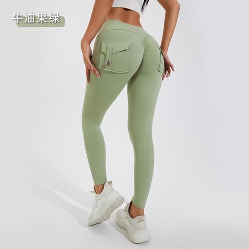 Generic Fitness Sports Leggings Women Sexy Booty High Waist Push Up Stretch  Workout Running Gyms Leggings With Pocket Pants @ Best Price Online