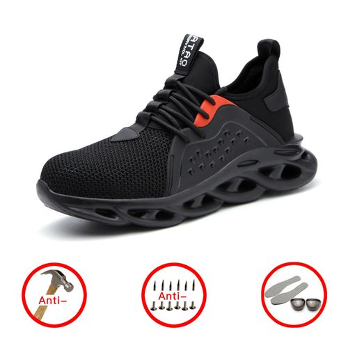 Buy Fashion Safety Shoes Steel Toe Work Boots Anti-Smashing Anti-PunctureSafety Shoes Steel Toe Work BootsBreathableAnti-Smashing Anti-PunctureFabric Upper EVA Sole in Egypt