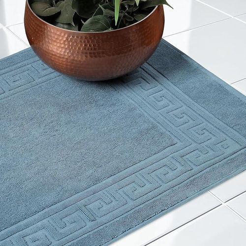 product_image_name-Signoola-بساط الحمام الفاخر من سيجنولا - قطعة واحدة من القطن المصري، 50 × 70 سم، لون أزرق داكن-6