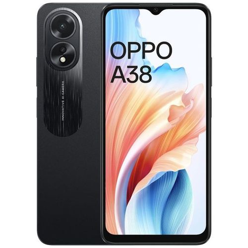 Buy OPPO A38 4G 128GB/4GB 6.5 Inch Mobilephone -Glowing Black in Egypt