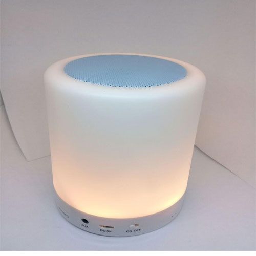 product_image_name-Generic-Portable Touch Lamp Bluetooth Speaker - White-1