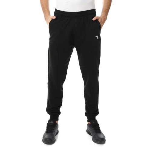 product_image_name-Diadora-Men Cotton Sweatpant Pants - Black-3