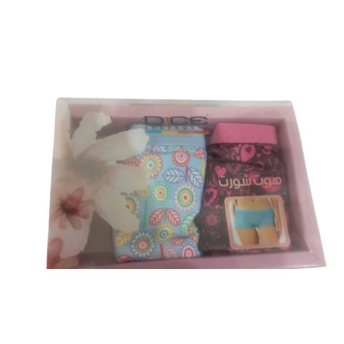 product_image_name-Dice-دايس هوت شورت حريمي مطبوع (2) قطع DICE-5