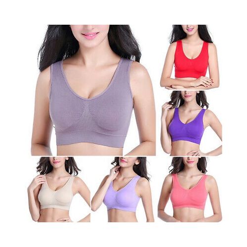 product_image_name-Generic-سوتيان للنساء قطعة واحدة من القماش الناعم - رياضي مع دعم إضافي-4