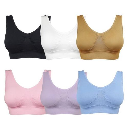 product_image_name-Generic-سوتيان للنساء قطعة واحدة من القماش الناعم - رياضي مع دعم إضافي-8