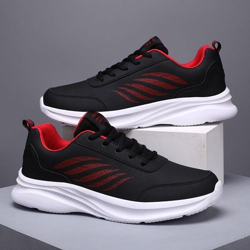 Flangesio High Quality Men's Sneakers PU Leather Casual Shoes Men