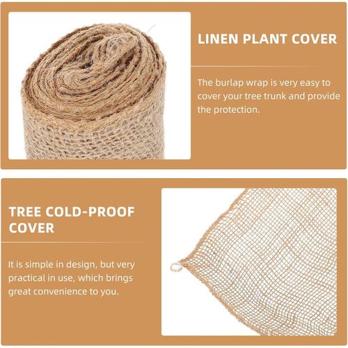 product_image_name-Generic-Tree Trunk Wrap Made of Jute Frost Protection Plant Protection Winter Protection Heat Protection Breathable Durable for Garden Fruit Trees Pot Plants Wintering-4