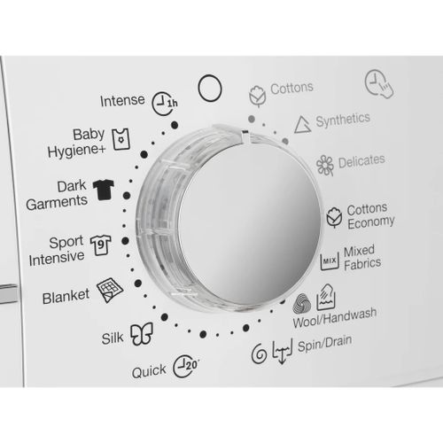 Zanussi V-STEAM غسالة 8 كيلو بالبخار تحميل امامى ابيض 1200 للفه