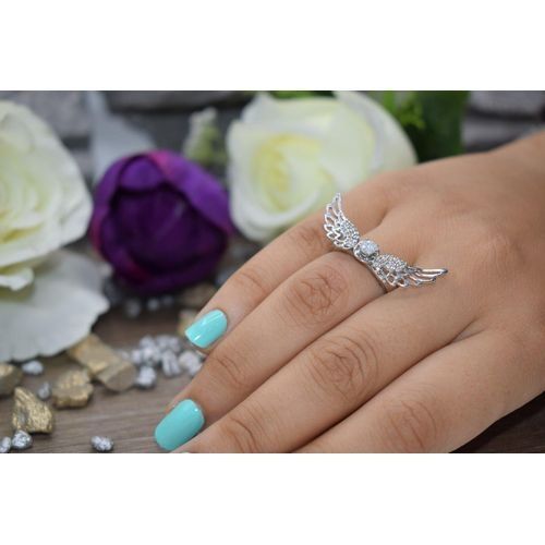 Buy Dar Band Ring 18K White Gold Plated in Egypt