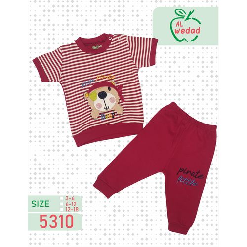 Buy Al Wedad Baby Boy Pajama Set - R - 5310 in Egypt