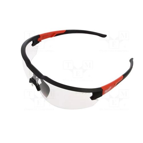 product_image_name-Milwaukee-نظارات امان ووقاية بطبقه صلبه مقاومة للخدوش والضباب والماء عدسات شفافه لحماية العين اذرع مريحه-جسر انف مرن-7