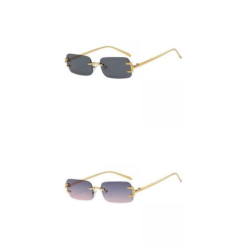 Rimless sunglasses online top
