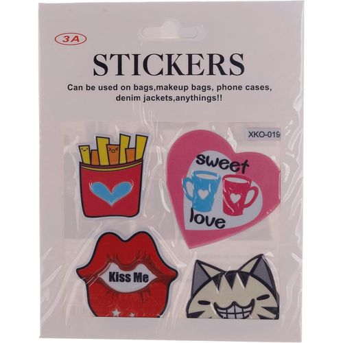 product_image_name-3A-ملصقات بلاستيكية مزخرفة -5090- ملونة بأشكال مختلفة - متعدد الألوان-1