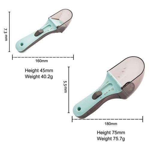 Adjustable Measuring Cups, Kitchen Tool Plastic Scoop Measuring