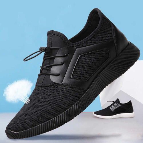 Buy Fashion Men Sneakers Athletic Running Shoes (Black) in Egypt