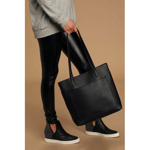 Buy Women Leather Shoulder Bag - Black in Egypt
