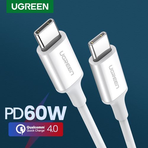 Ugreen USB C To USB Type C Cable 60W 3A Charging Cable 1.5M White