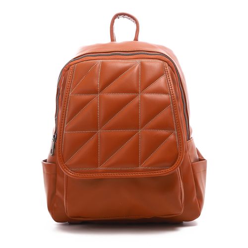 اشتري Ice Club Elegant Leather Backpack - Camel في مصر