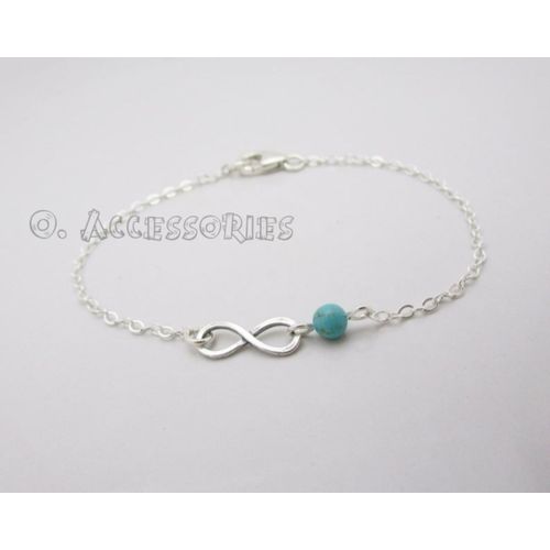 product_image_name-O Accessories-انسيال انفنتي علامة الحب الابدي - فضي - فيروز حجر واحد-2