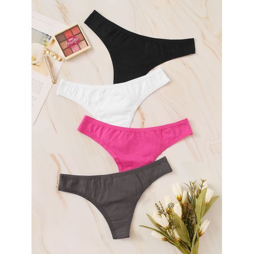 Mesery Bundle Of (4) - Solid No Show Women Underwear @ Best Price