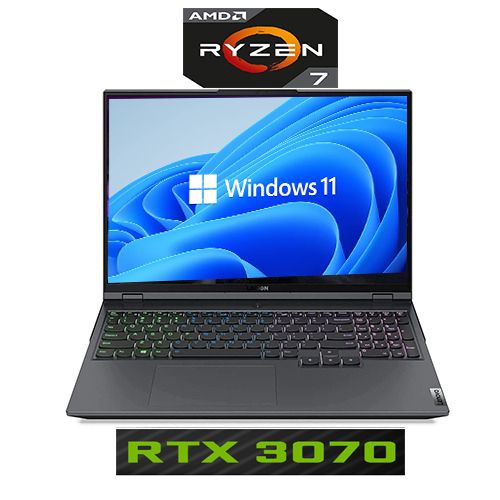 LENOVO LEGOIN 7 -AMD RYZEN 7-5800H-RAM16GB-HD1TB SSD-RTX3070-VAG 8GB-16.0-WQXGA 165Hz WIN11 HOME-GRY