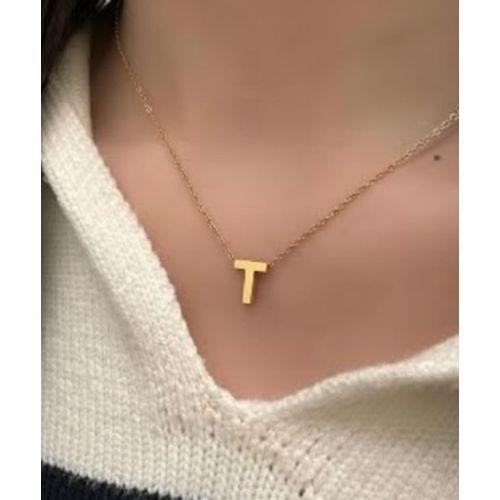 product_image_name-Generic-سلسلة استانليس لون دهبى ضد التقشير وتغير اللون - سلسلة بحرف لون دهبى -1