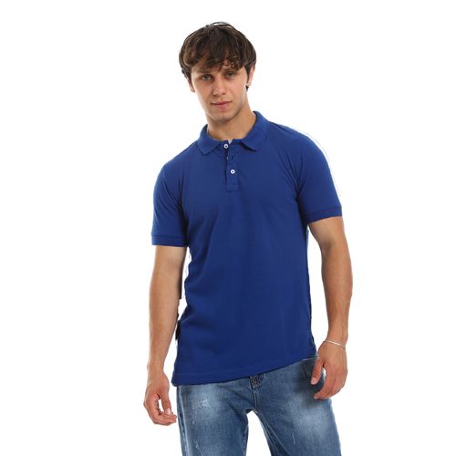 Buy Polo T-shirt - Half Sleeves - Navy Blue in Egypt