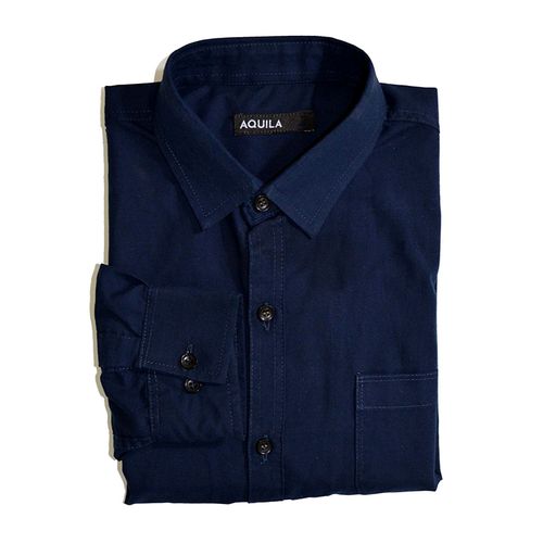 product_image_name-Generic-قميص ساده - كحلي - للرجال - قطن-1