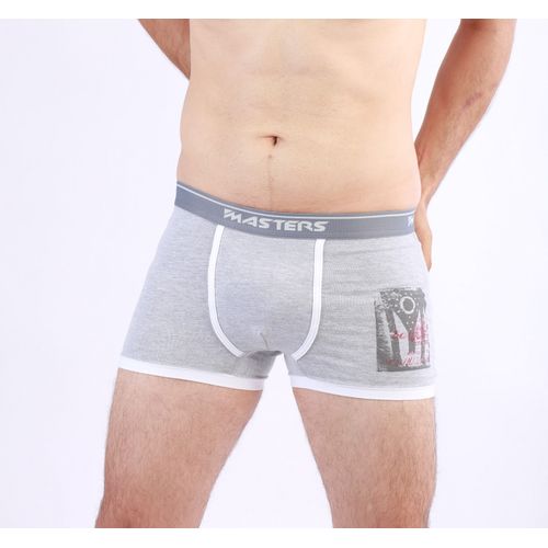 Buy Masters Underwear For Men Hipster Cotton Stretch-Light Gray in Egypt