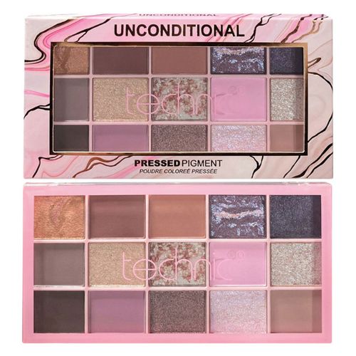 product_image_name-Technic-Pressed Pigment Eyeshadow Palette - Unconditional - 15 Color-3
