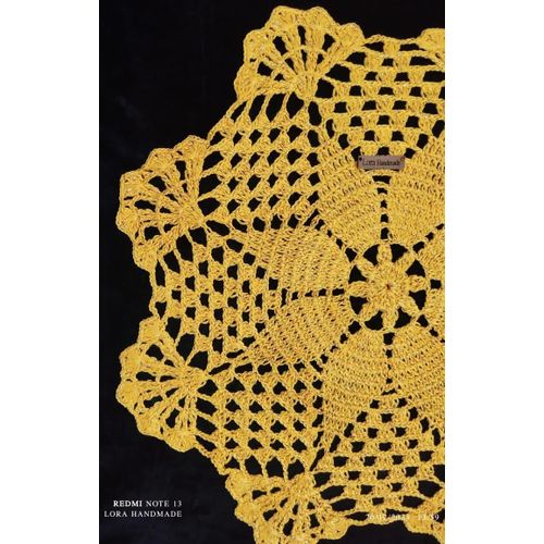 product_image_name-Lora Handmade-مفرش طاولة كروشيه يدوي - 50 سم * 50 سم - لورا هاند ميد-2