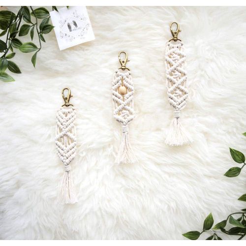 product_image_name-Generic-سلسلة مفاتيح شنطة مكرمية بوهو 3 قطع-3