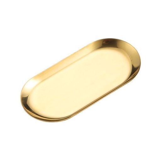 Generic طبق تقديم ذهبي