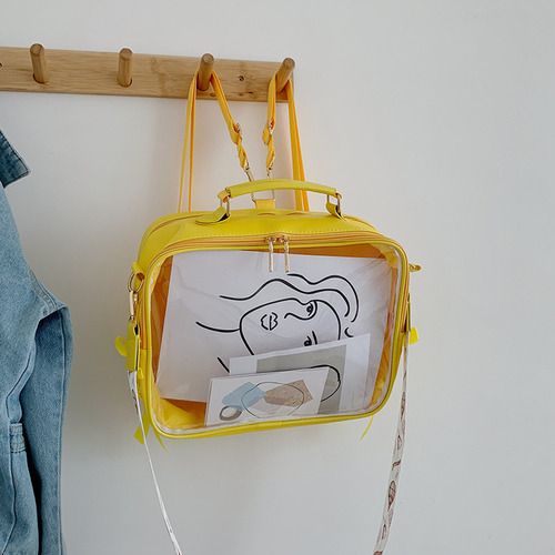 Fashion Yellow Ita Backpack Cute ITA Bag Girls Student Transparent Rucksack Ita Bag Crossbody Women Itabag Lolita Purse School BAA Best Price Online Jumia Egypt