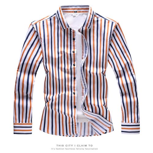 Buy Tauntte Stripe Mens Shirts  Long Sleeve Shirts in Egypt