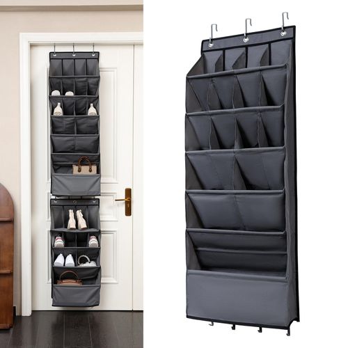 Generic Narrow Door Shoe Rack Hanging Shoe Rack For Towels Gray 16 Best Price Online Jumia Egypt