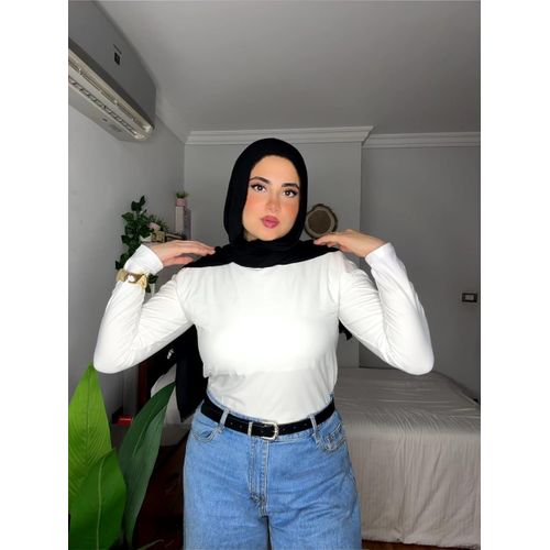 Generic بيزك توب نسائي باكمام طويله - image 2