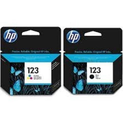 اشتري HP 123 Combo Ink Cartridge  - Black & Colors في مصر