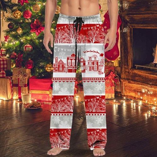 Generic Xmas Santa Claus Pants Mens Sweatpants Straight Loose Wide Leg Joggers Funny Ugly Pantalones Autumn Party Bottoms Best Price Online Jumia Egypt