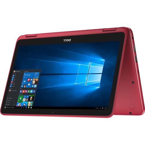 DELL Inspiron 11-3185 2-In-1 Laptop - AMD A9 - 4GB RAM - 500GB HDD - 11.6-inch HD Touch - AMD GPU - Windows 10 - Red