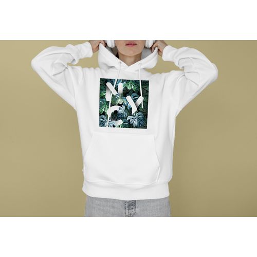 product_image_name-Generic-Hooded Neck Solid Long Sleeves Hoodie -white-1