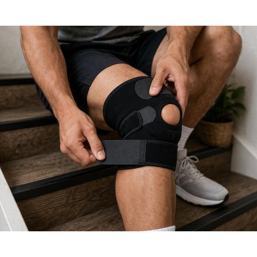 product_image_name-Generic-دعامة ركبة طبية قابلة للتعديل – Knee Support Brace لتثبيت المفصل-7