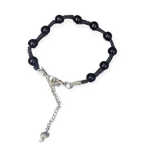 product_image_name-Generic-انسيال رجالي عقد من احجار الاونكس الاسود الطبيعي-2