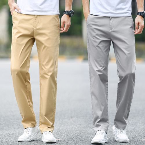 T the brand Stretch Formal Textured Trouser  Khaki  Tea  Tailoring