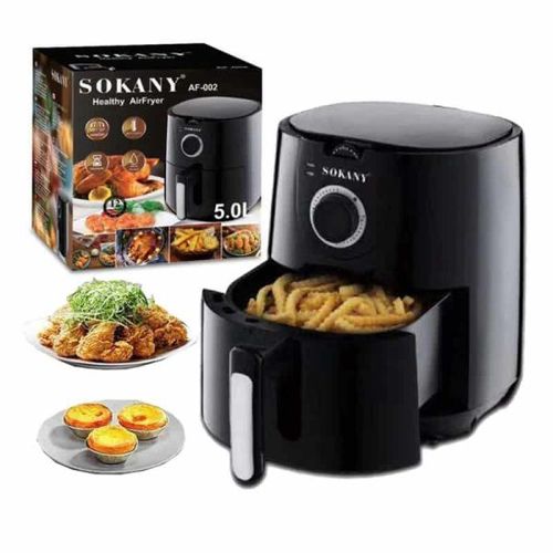 اشتري Sokany Air Fryer Without Oil, 1500 Watt, 5.0 Liters, AF-002 في مصر