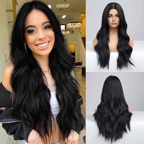 ECIF Long Blonde Wigs For Women Synthetic Wavy Hair Wig With Dark Roots Part Costume For White Women Best Price Online Jumia Egypt