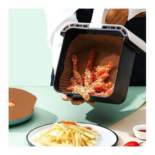 product_image_name-Generic-ورق مقلاة هوائية مربع 20 سم 100 قطعة-1