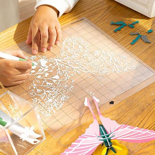 Nicapa Replacement Cutting Mat for Silhouette Cameo 4/3/2/1(12X12 Inch  3Pack-Standardgrip,Lightgrip,Stronggrip) Cut Mats Set