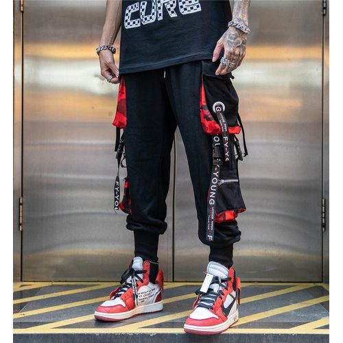 Fashion New Streetwear Men's Multi Pockets Cargo Pants Hip Hop Casual Male Track  Pants Joggers Men's Pants - China Custom and Gym price | Made-in-China.com